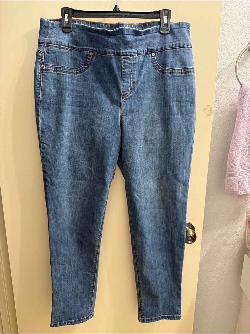 Style & Co. Mid-Rise Blue Boyfriend Jeans